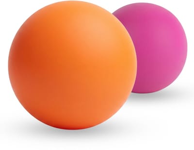 YYchan Stressballen Volwassenen -2 Stressballen - Handtrainer - Voor Spierontspanning - Oranje en Roze