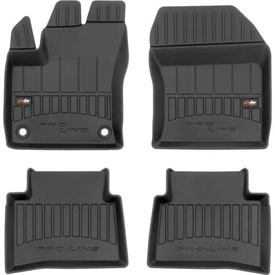 Frogum No.77 - Automatten set - Geschikt voor Toyota Prius IV vanaf 2015 - 3D TPE Rubber - 4-delig - Zwart