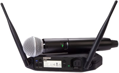Shure Wireless Vocal System - SM58 Microphone & GLXD4+ Receiver