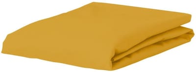 ESSENZA Satin Hoeslaken Mosterdgeel - 80x200