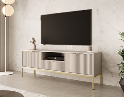 Meubella - TV-Meubel Navil 2 - Beige - 154 cm