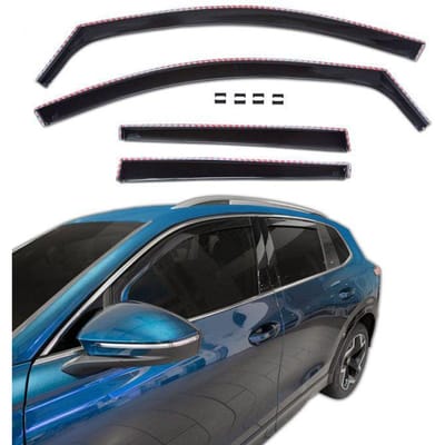Lucht deflectoren - Volkswagen Tiguan 3 (Sinds 2024, 5 deuren) - Zwart acryl - Aerodynamisch - Eenvoudige montage