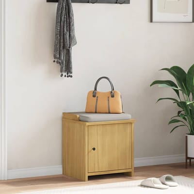 vidaXL - Gangbankje - SANDNES - 45x40x50 - cm - massief - grenenhout