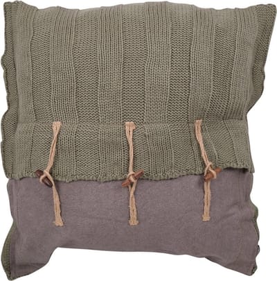 Kussen Hamilton Stone Grijs | 45 X 45 | Sierkussen Voor Woonkamer Of Slaapkamer
