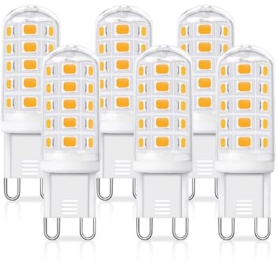 G9 LED-lampen 3W Warm Wit 2700K 350LM - Energiezuinige Verlichting voor Kroonluchters en Plafondlampen
