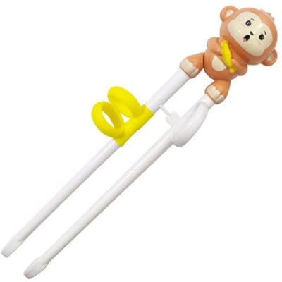 1 paar Baby Learning Training eetstokjes Cartoon Animal Beginner eetstokjes Servies Kinderen Eet Training Helper Baby Gereedschap