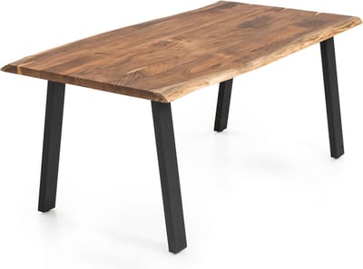 Eetkamertafel Thijmen Acacia - Rechthoek - 140x80cm - Hoogte 76.5 cm