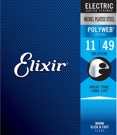 Elixir 12100 Polyweb Snaren voor Elektrische Gitaar (11-49)