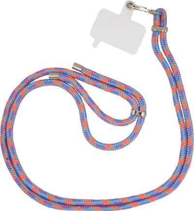 xoxo Wildhearts Telefoonkoord Universeel - Koord voor telefoon - Easy Cord - Telefoonbandjes - Ketting voor telefoon - Koord voor telefoon universeel - Koord voor telefoon Samsung - Telefoonkoord iPhone - Phone Cord - Candy & Zilver