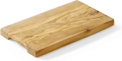 HENDI Serveerplank – Olijfhout – Handgemaakt – 250x150x18 mm – Unieke Textuur
