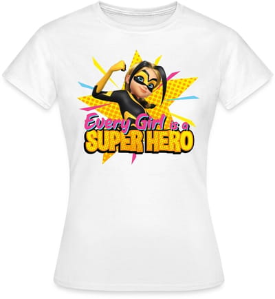 Miraculous Every Girl Is A Super Hero Vesperia T-Shirt Dames