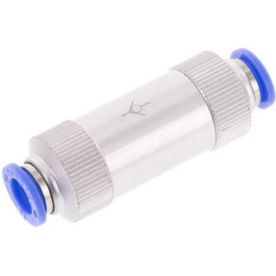 10mm Aluminium Terugslagklep Insteekkoppeling 0.2-10 bar
