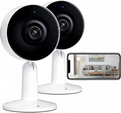 White-Label® Hondencamera - Huisdiercamera - Babyfoon met Camera en App - Baby Monitor - Full HD - Wit