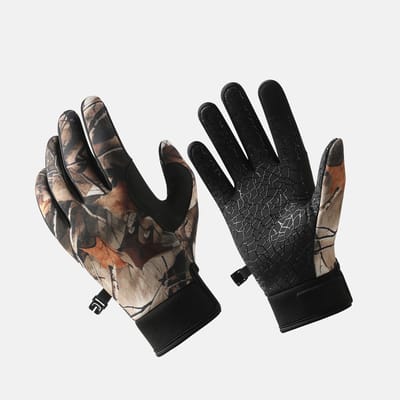 Handschoenen - Fietshandschoenen - Handschoenen winter - Sport handschoenen - Handschoenen met 2 vingers en touchscreen - Hardloophandschoenen - Fietshandschoenen - Autohandschoenen - Warme handschoenen - Wintervishandschoenen - Maple Leaf Camouflage