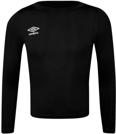 Umbro Core Lange Mouwen Basislaag Zwart 14 Years Jongens