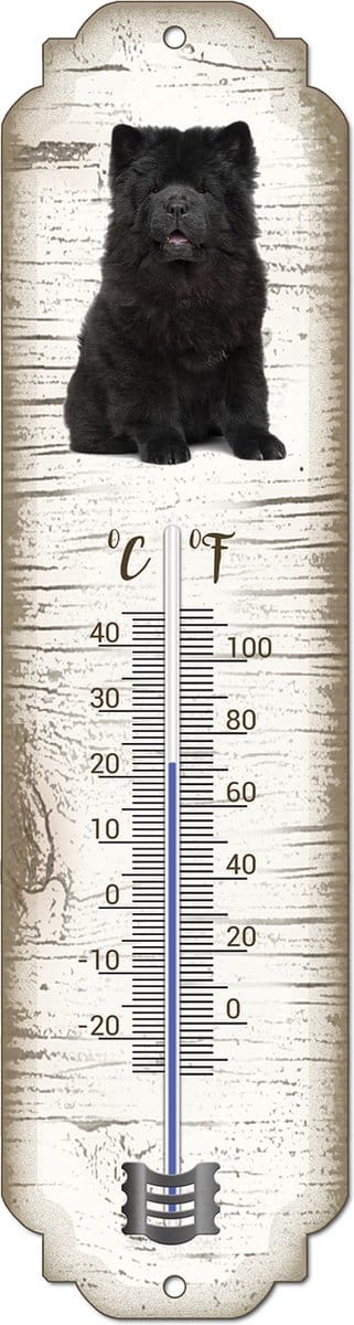 Thermometer: Chow Chow | Hondenras | Temperatuur binnen en buiten | -25 tot +45C