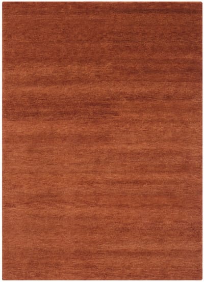 Lino Heritage Orange Tapijt 140x200cm - Handgeknoopt Hoogpolig Vloerkleed van Pure Wol - 100% Handgesponnen Wol – 4,5 kg/m² - 57.800 knopen/m² - 15mm dik - Luxueus Tapijt voor Woonkamer, Slaapkamer, Hal of Eetkamer - Design Vloekleed