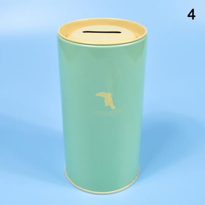Blik Rond Dier Snoepkleur Spaarpot Geldkist Metalen Spaarpot Schattige Diversen Blikken Opbergblikken Geschenkblikken Huisdecoratie