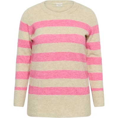 Pull NIELA STRIPED KAFFE CURVE FEATHER GRAY 108950