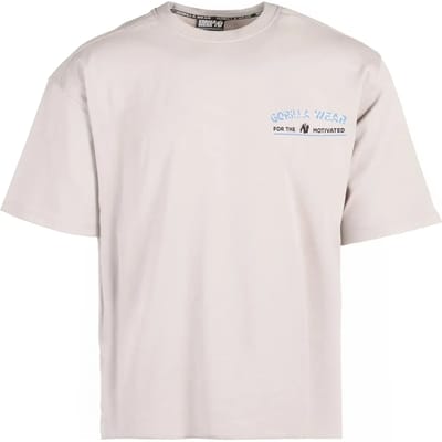 Gorilla Wear Macon Oversized T-shirt - Lichtgrijs - S