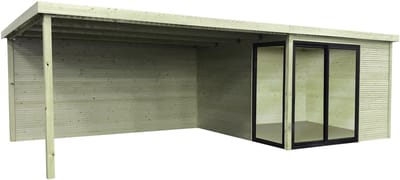 Solid Superia Tuinhuis Sagres Geïmpregneerd 303,6x394,8x303,6cm