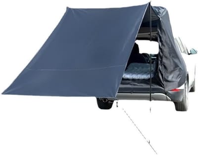 Auto Luifel - Voertuig Tent - Kamperen Buiten - Winddicht Stabiel - 48x20x20 cm - Beige