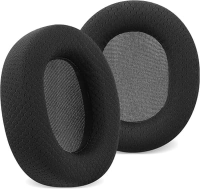 Vervangende Oorkussens voor Gaming Headsets, Geschikt voor Arctis Modellen, Comfortabele Oorkappen, Zacht Meshmateriaal, Zwart