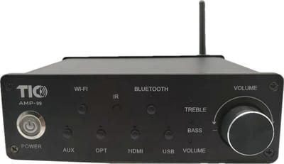 TIC AMP99 - Wifi Airplay2 Bluetooth5 versterker 2x50W met tone control