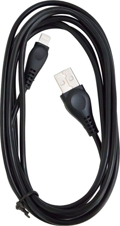 MyTech Iphone oplaadkabel - 2 meter lang - Zwart