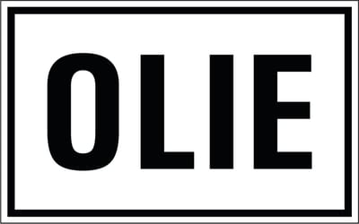Olie sticker 200 x 125 mm