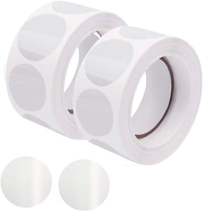 Ronde transparante zegellabels, 1000 stuks, voor enveloppen, cadeauverpakkingen en knutselprojecten (2,5 cm)