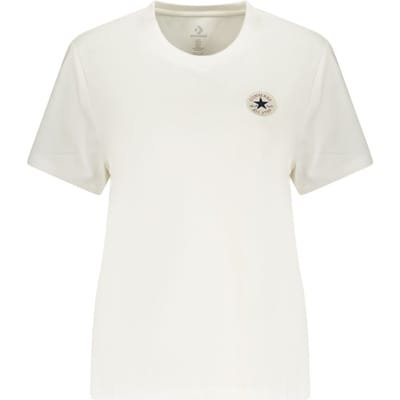 Converse Bianco Katoenen Dames T-Shirt