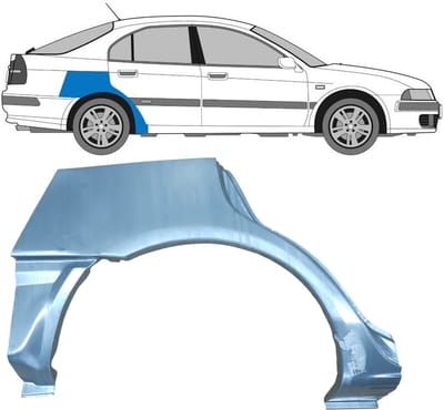 Reparatiepaneel achterspatbord voor Mitsubishi Carisma 1995-2004 / Rechts
