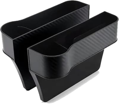 2 Stuks Auto Opbergdoos - Autostoel Organizer met Bekerhouder