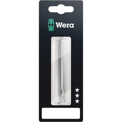 Wera 05136306001 851/4 Z SB Kruis-bit Aandrijving: 1/4 (6,3 mm) Uitvoering: Kruiskop Phillips PH 2