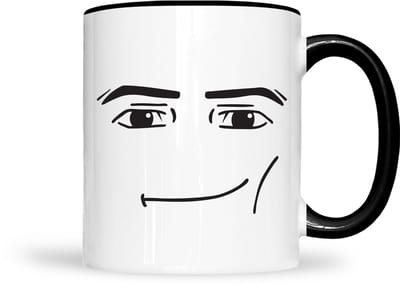 Funny Face Meme Mok – Grappige Mok met Gezicht – Cadeau voor Hem of Haar – 325ml Koffiemok – Internet Humor