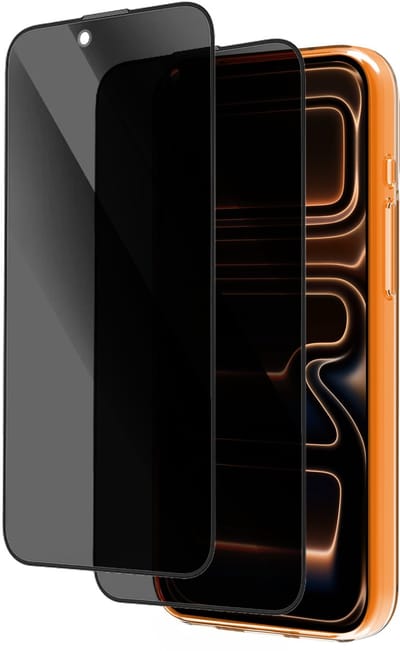 Transparant hoesje geschikt voor iPhone 17 Pro Max - Met 2x Privacy Screenprotector - Xssive