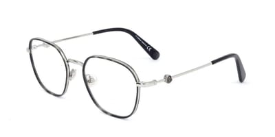Moncler ML5125 Shiny palladium 50/19/145 MAN Brilmonturen