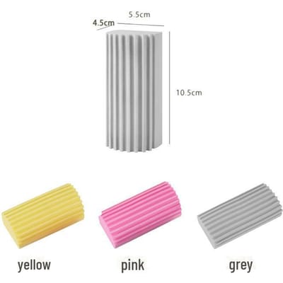Bloc Éponge Nettoyante Multifonctionnelle en Coton, Éponge Absorbante pour Évier de Cuisine, Outil de Nettoyage Ménager jaune