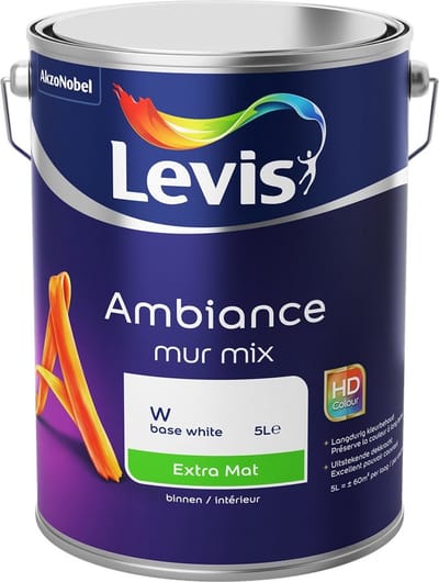 Levis - Ambiance Mur Extra Mat Mix - Clear Orange A10 - Mengverf - 5 L