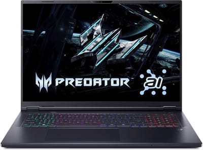 Acer Predator Helios Neo 18 AI PHN18-72-744F - Gaming Laptop - 18 inch 240Hz - Core Ultra 7 - 16GB - 512GB - RTX 5070 - inclusief 3mnd PC GamePass