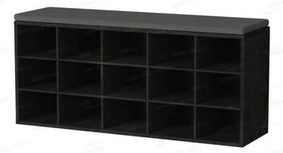 DailySupplies® Schoenenbank met Zitkussen - Schoenenrek - Schoenenbank - Halmeubel