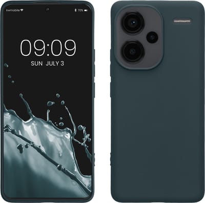 kwmobile telefoonhoesje geschikt voor Xiaomi Redmi Note 13 Pro+ 5G / Redmi Note 13 Pro Plus 5G - Hoesje voor smartphone - Back cover in leisteen