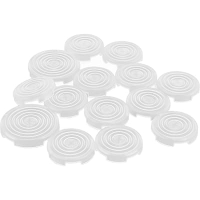 14 stuks Fighting Game Toetsenbord Keycap 22,5 mm 28,5 mm Fight Stick Toetsafdekking voor Vervanging transparant witte kleur
