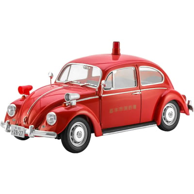 Hasegawa Modelbouwpakket Auto - 20779 Volkswagen Beetle Brandweerpatrouille - Duitse Auto Plastic - 1:24 - Modelbouw