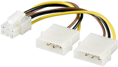 Pro Stroom cable/adapter for PC graphics card 6-pin PCI-E/PCI Express