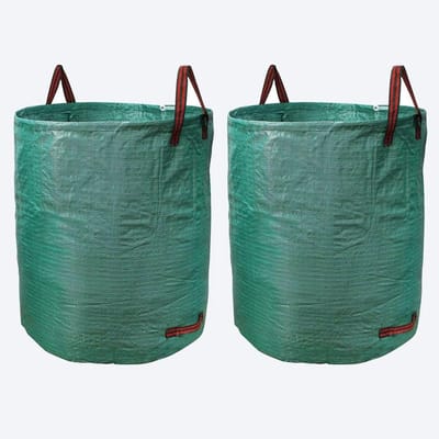 Tuinafvalzakken - Grote tassen - Tuin opruimen - Zelfdragend ontwerp - 500 liter - Groen