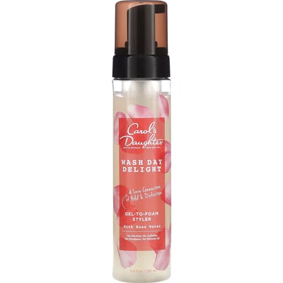 Carol's Daughter, Wash Day Delight, gel coiffant moussant à l'eau de rose, 8,5 fl oz (250 ml) black