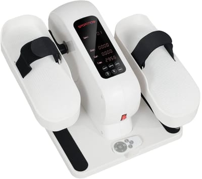 Mini-elliptische Trainer - Crosstrainer - Stoelfiets - Bureaufiets - 12 Snelheden - 7 Weerstandsniveaus - LED-display - met Afstandsbediening - Fietstrainer - Mini Hometrainer - Deskbike - Fitness - Beentrainer
