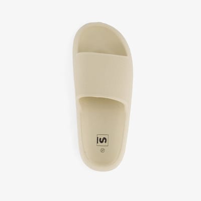 Dames badslippers beige - Maat 37